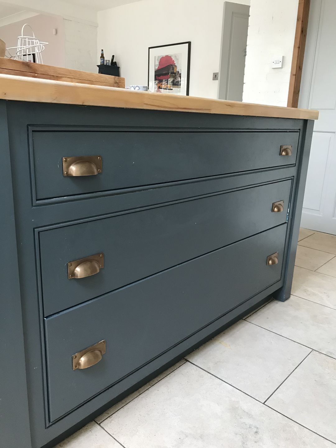 Customer photo review of Classic Old English Brass Cupboard Handles