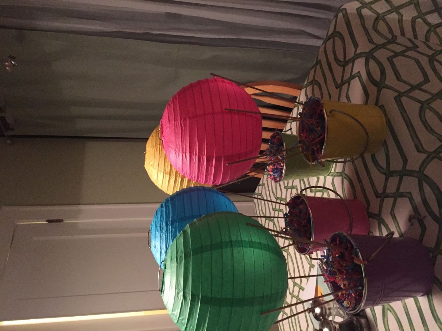 Customer photo review of 8" Fuchsia / Hot Pink Round Paper Lantern, Even Ribbing, Chinese Hanging Wedding & Party Decoration