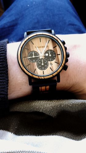 Customer photo review of Wood o'clock - Kastanie