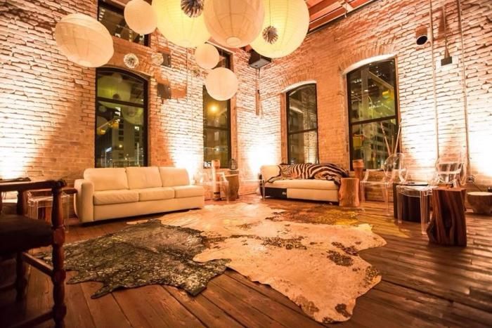 Customer photo review of 36" White Parallel Ribbing Jumbo Paper Lantern