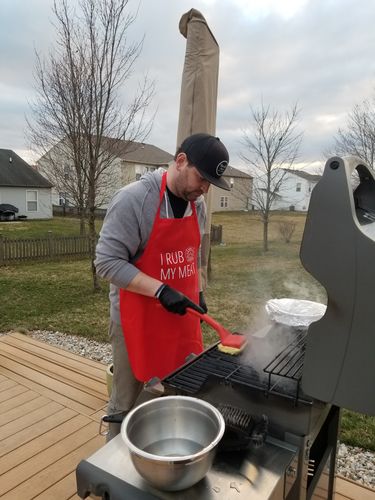 Customer photo review of Grill Rescue Aprons