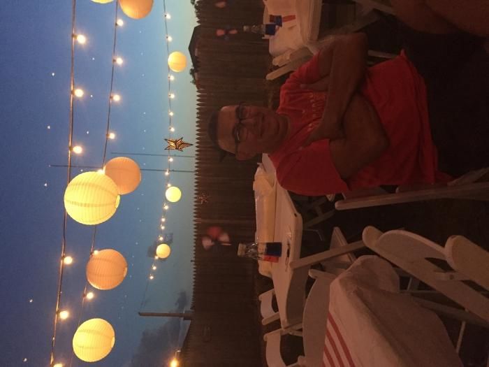 Customer photo review of 6-Pack 12" White Parallel Ribbing Round Paper Lanterns