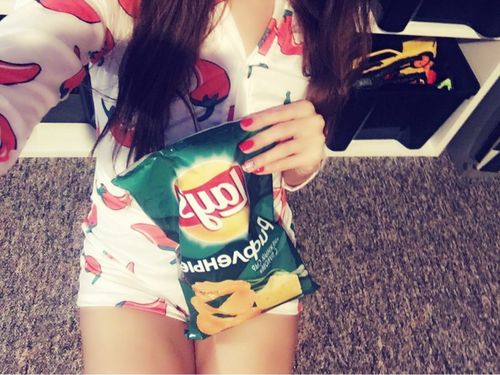 Customer photo review of Low Cut Long Sleeve Print Lounge Romper