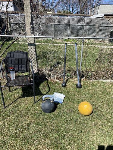 Customer photo review of 15lb Steel Mace a.k.a Macebell