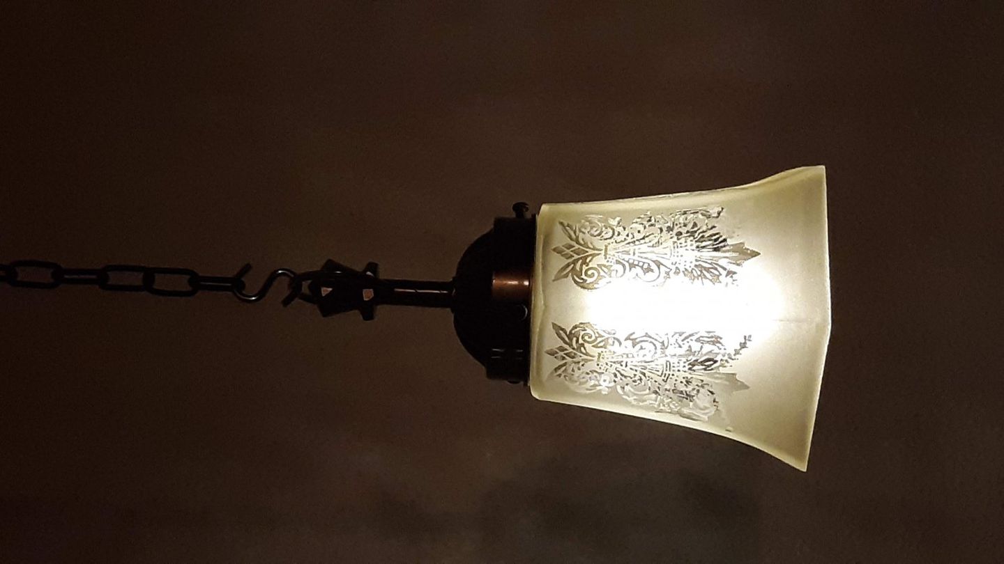 Customer photo review of MoonBright™ 12-LED Omni360 Remote Control Omni-Directional Lantern Light, Hanging / Table Top, Cool White (Battery Powered)
