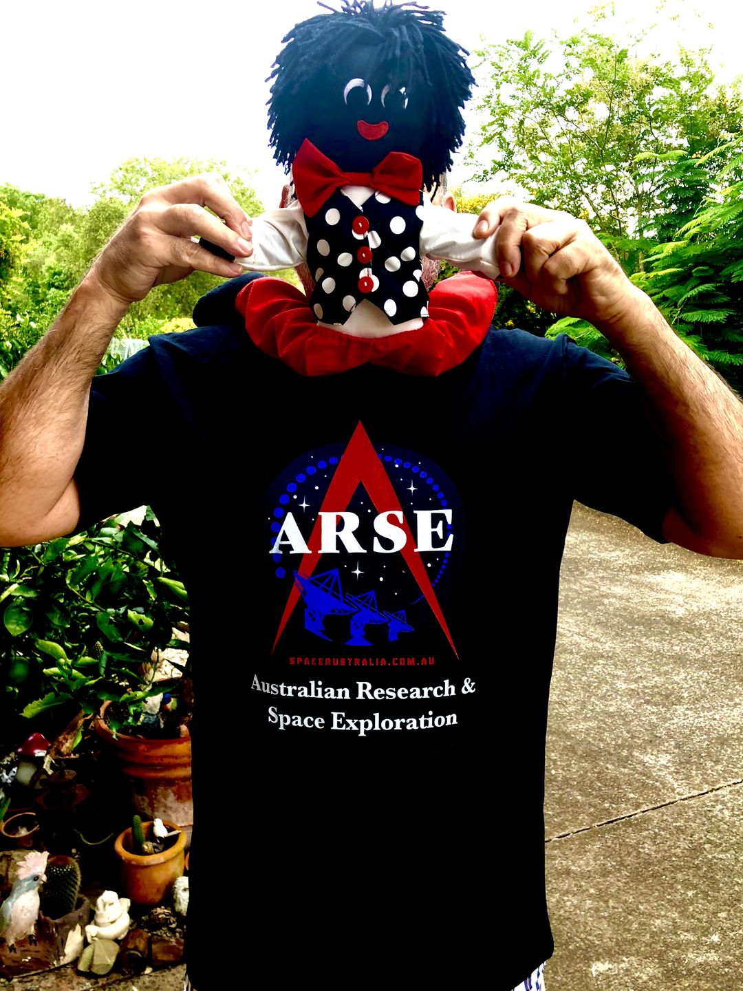 Customer photo review of Launch Tee - Black