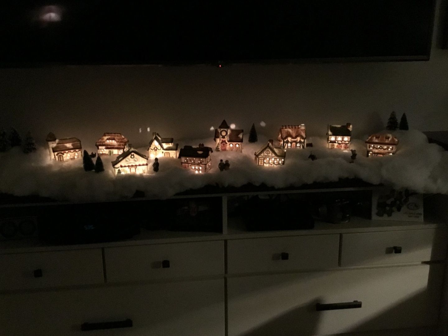 Customer photo review of 10 Indoor Incandescent Mini String Lights, 8.35 FT White Cord