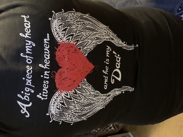 Customer photo review of Dad - A Big Piece of my Heart Hoodie