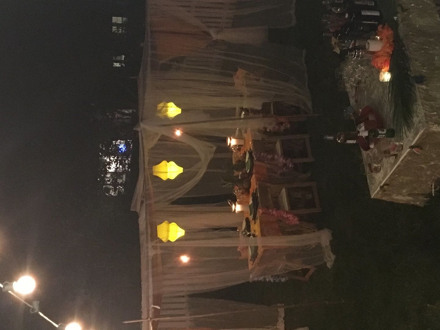 Customer photo review of Yellow Beehive Unique Shaped Paper Lantern, 10.5-inch x 15-inch