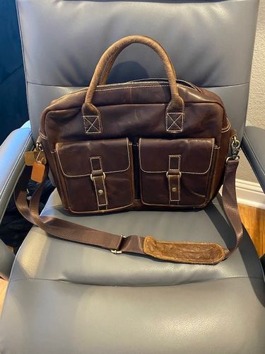 Customer photo review of Colchester Briefcase