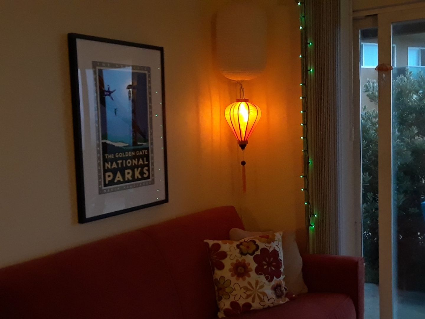 Customer photo review of Star Lantern White Mini Socket Pendant Light Lamp Cord, E12 Base, 11 Ft - Electrical Swag Light Kit