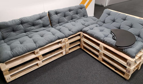 Customer photo review of Coussin Pour Palette Canapé Banc & Transat