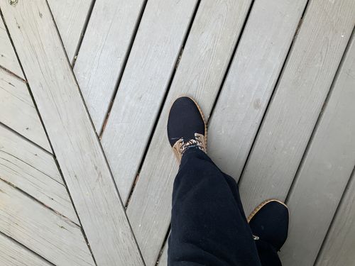 Customer photo review of Astra Sneakers - Instant Foot Pain Relief