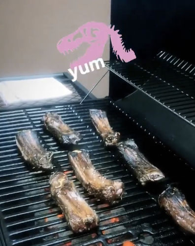 Reseña con foto de un cliente sobre Kit Carne Asada