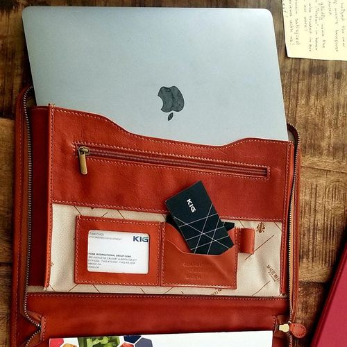 Customer photo review of Briefcase Portfolio - San Filippo Neri