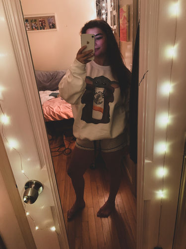 Customer photo review of Yoda Baby Claw Sweatshirt