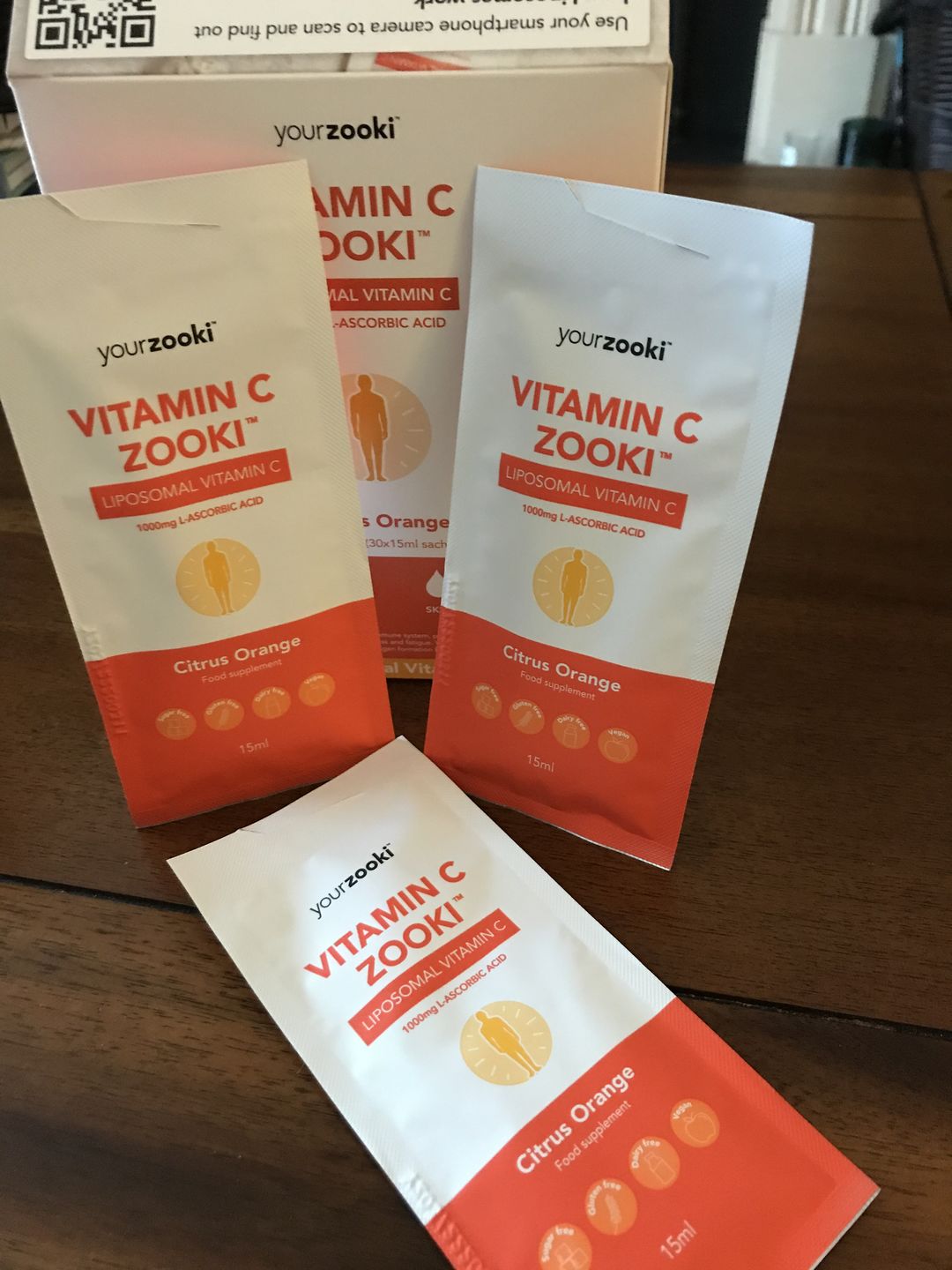 Customer photo review of Zooki Vitamin C Citrus Orange