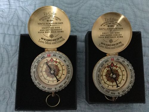 Customer photo review of Personalized Name - Pray You'll Always Be Safe - Compass