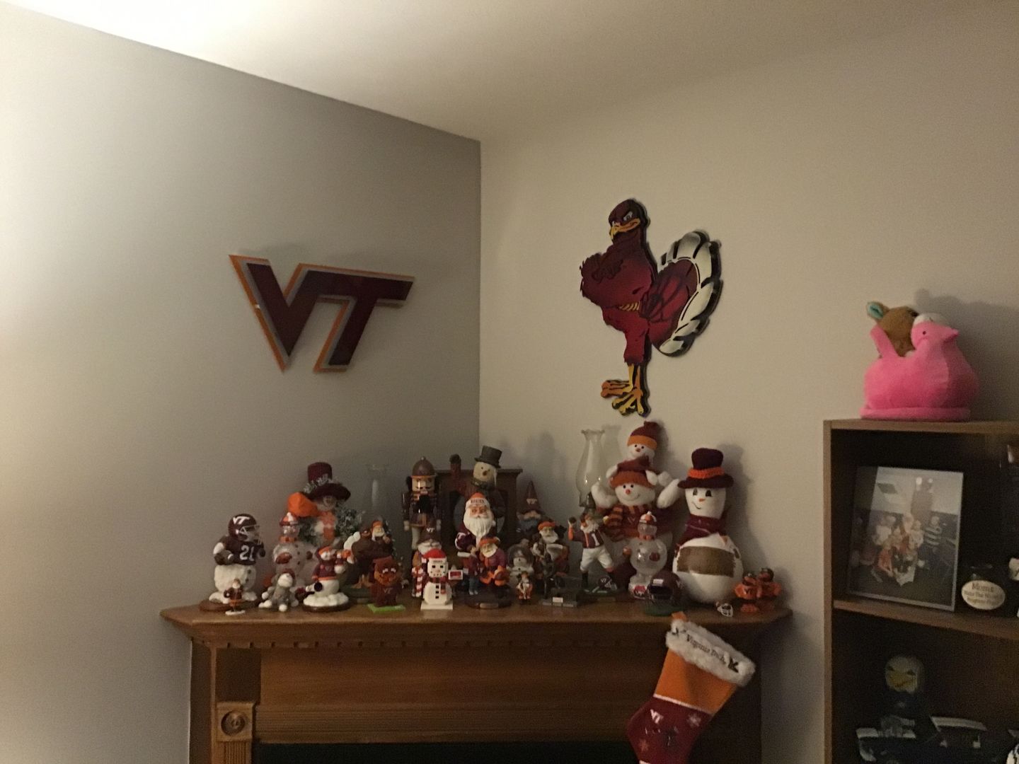 Customer photo review of Virginia Tech 3 Layer "VT" 3D Vintage Metal Art 25.5" x 12"
