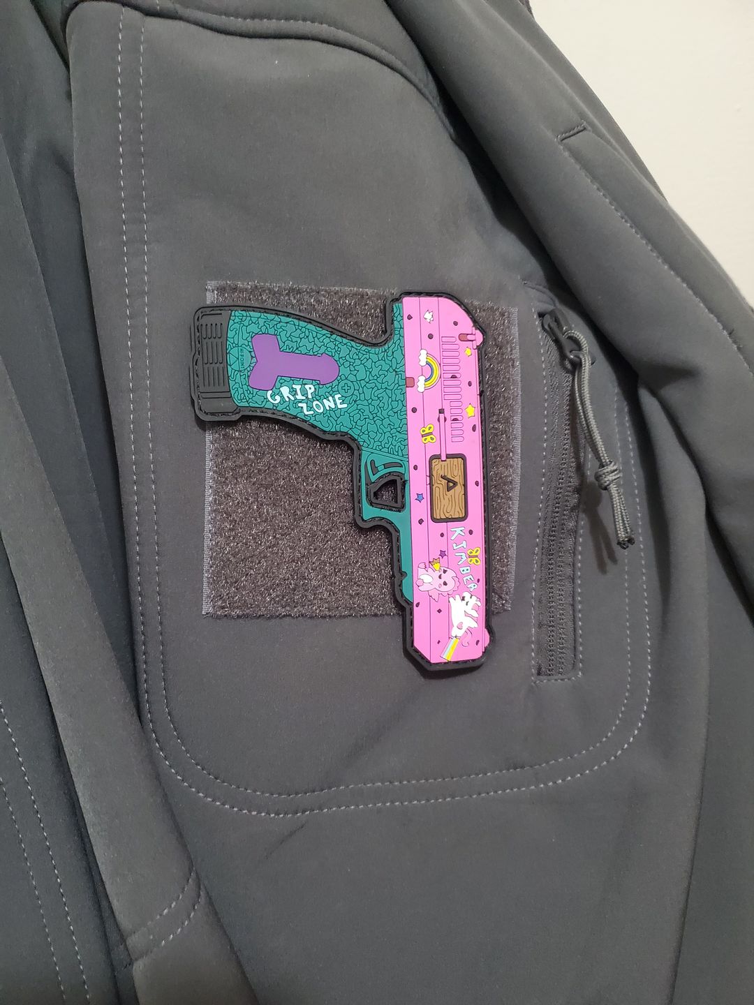 Customer photo review of Bubbalicous Hi-Point Morale Patch