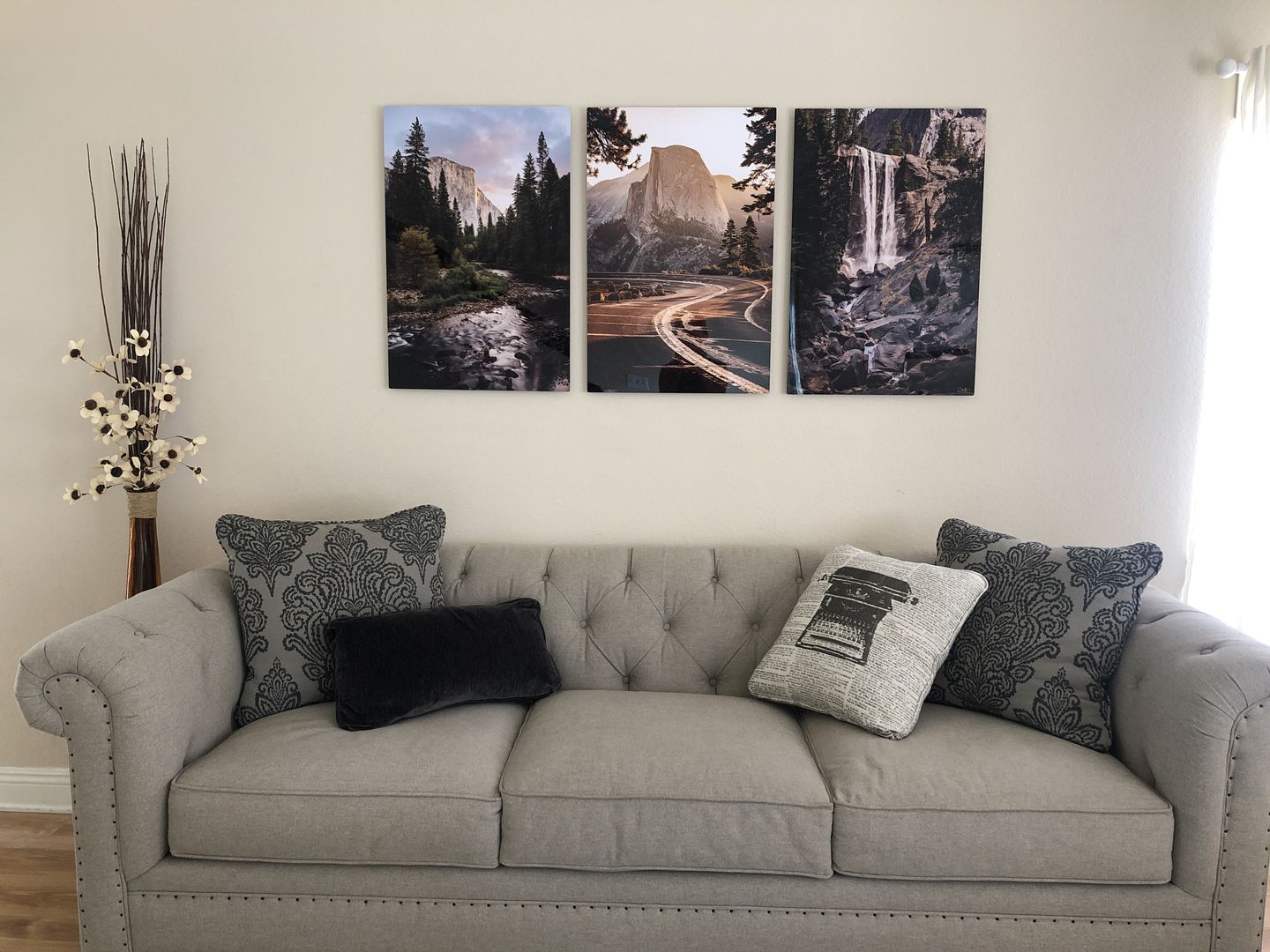 Customer photo review of Yosemite National Park Wall Art Photography, Vernal Falls