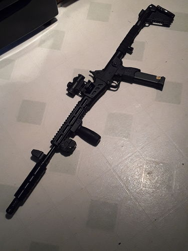 Customer photo review of Sniper GL03 Green Dot Sight & 200LM LED Flashlight 20mm Rail with USB Rechargeable Battery