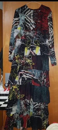 Customer photo review of Frilly Modest Dress