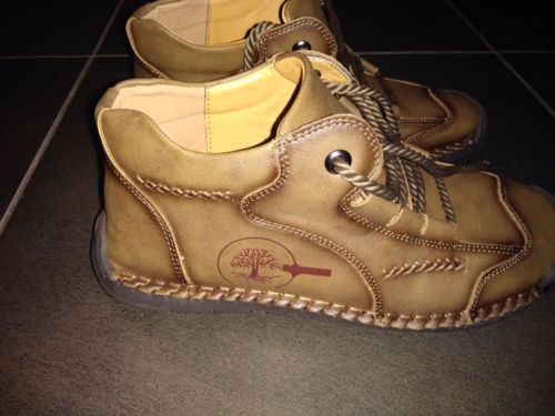 Customer photo review of Dacomfy Man Retro Handmade Leather Boots