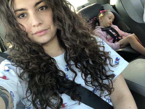 Customer photo review of Pure Flaxseed Gel with Organic Castor Oil for Strengthening Hair & Vanilla Berry Fragrance