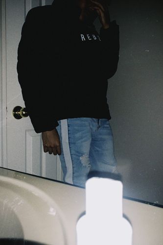 Customer photo review of Bubble Hoodie Jacket Black (192-570 22S)