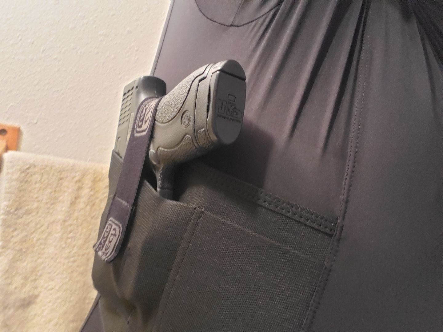 Customer photo review of Mens Concealed Carry Crew Neck Tee