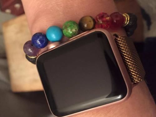 Customer photo review of 7 Chakra Labradorite Bracelet