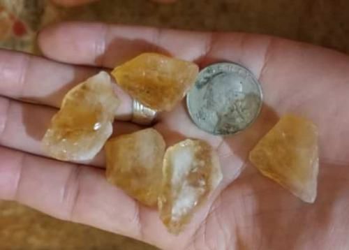 Customer photo review of Natural Citrine Raw Crystals