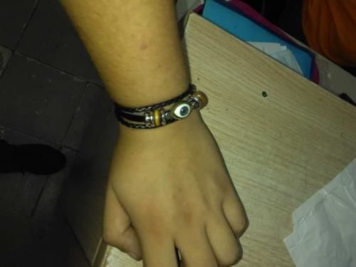 Customer photo review of Anti-jealousy Evil Eye Bracelet