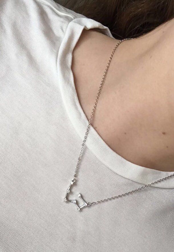 Customer photo review of Zodiac Constellation Necklace