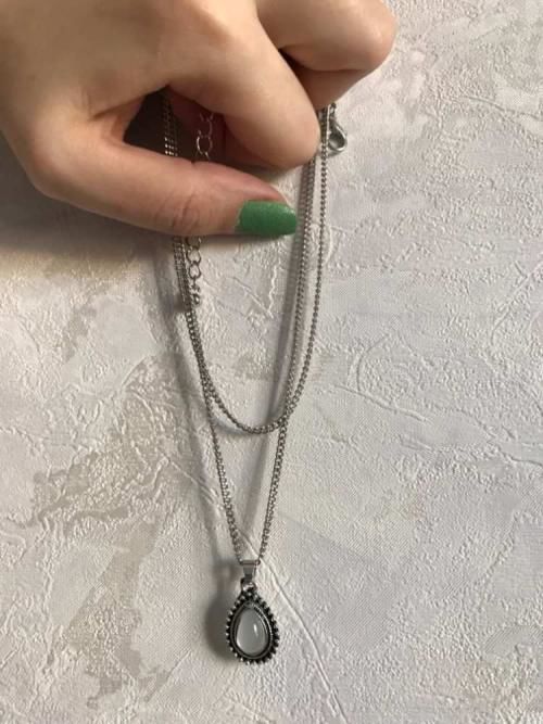 Customer photo review of Moon Diva Necklace