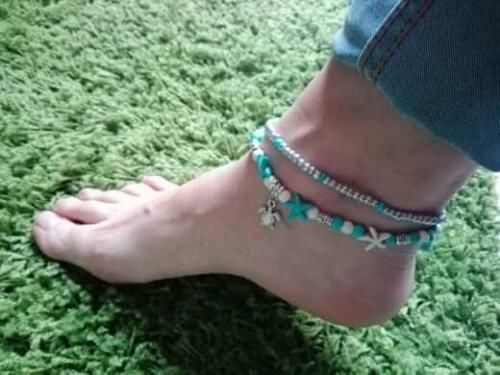 Customer photo review of Call Of Sirens Anklet