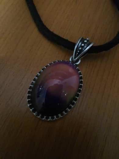 Customer photo review of Aura Mood Changing Necklace