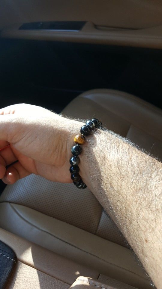 Customer photo review of Triple Stone Protection Bracelet