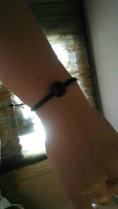 Customer photo review of Rainbow Obsidian Lucky Bracelet