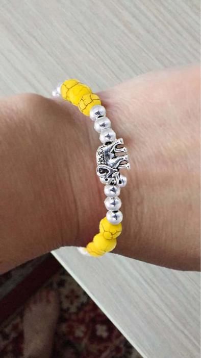 Customer photo review of Lucky Elephant Bracelet