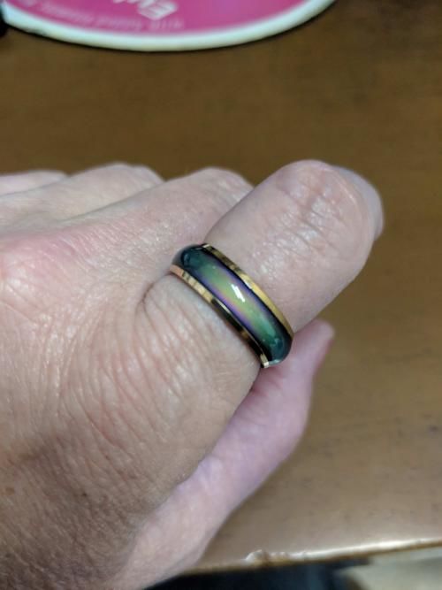 Customer photo review of Mystical Mood Ring