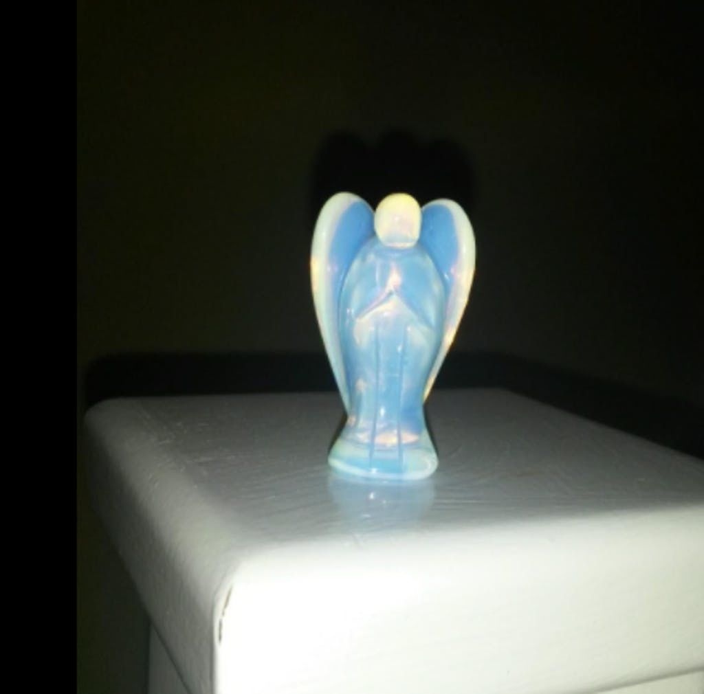 Customer photo review of Pocket Guardian Angel Amulet