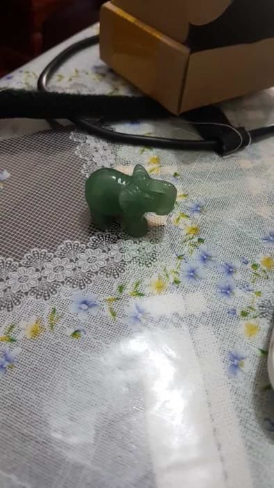 Customer photo review of Reiki Elephant Figurines