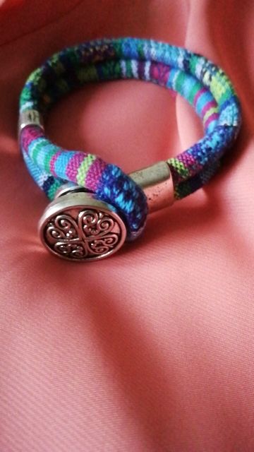 Customer photo review of Boho Flower Charm Bracelet
