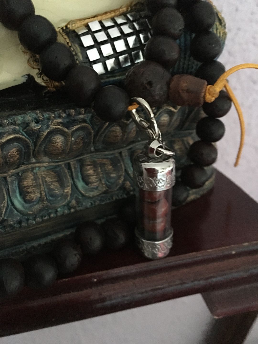 Customer photo review of Pentacles Yant sur feuille d'arbre du Bouddha Bae Ton Po - Exauce les voeux.