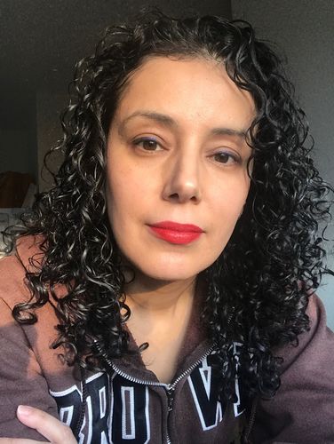 Customer photo review of Sample Curly Hair Wash and Go System with Organic Sweet Almond Oil for Sensitive Skin (Fragrance-Free) (Step 1 - 4)