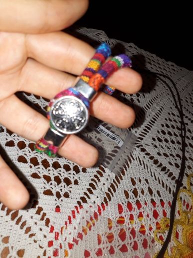 Customer photo review of Boho Flower Charm Bracelet
