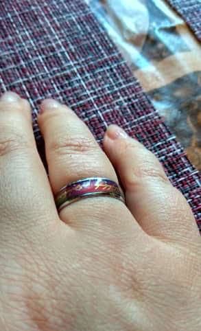 Customer photo review of Mystical Mood Ring