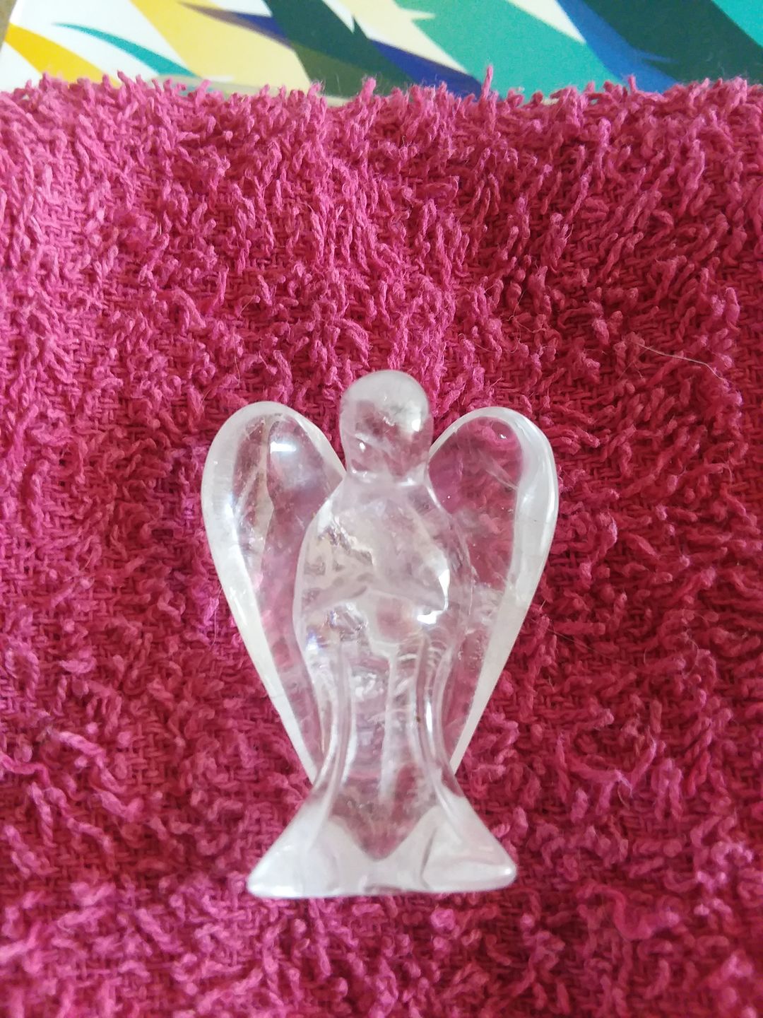 Customer photo review of Pocket Guardian Angel Amulet